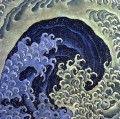 vague FEMENINE Katsushika Hokusai ukiyoe